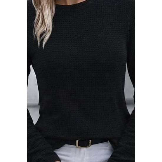 Kadın Uzun Kollu Bisiklet Yaka Triko Kazak , 30696