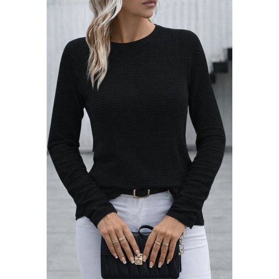 Kadın Uzun Kollu Bisiklet Yaka Triko Kazak , 30696