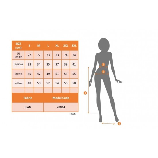 Kadın Yüksek Bel önden Yırtmaçlı Cepli Midi Kot Etek, 30701 Kadın Yüksek Bel önden Yırtmaçlı Cepli Midi Kot Etek, 30701