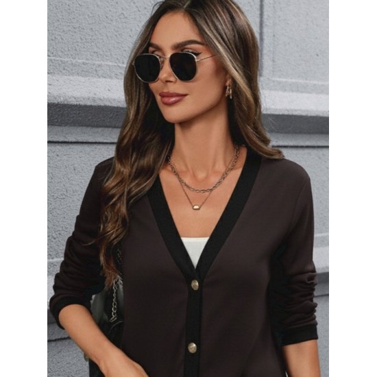 Kadın Uzun Kollu Cepli önden Düğmeli Uzun Modal Ceket , 30707 Kadın Uzun Kollu Cepli önden Düğmeli Uzun Modal Ceket , 30707