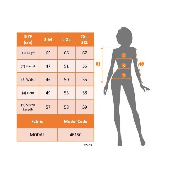 Kadın Uzun Kollu önden Fermuarlı Leopar Desenli Modal Bluz , 30723 Kadın Uzun Kollu önden Fermuarlı Leopar Desenli Modal Bluz , 30723