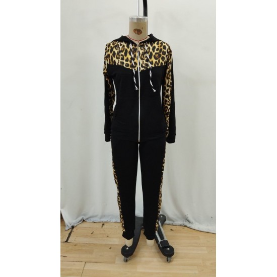 Kadın Uzun Kollu önden Fermuarlı Bağcıklı Viskon Iki Iplik Bluz Ve Pantolon Ikili Takım , 30752