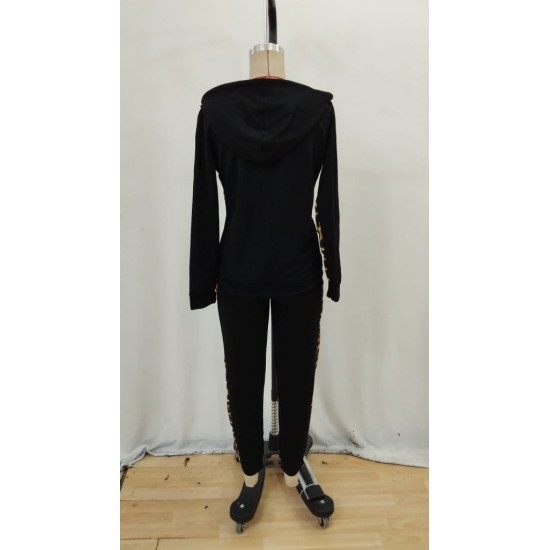 Kadın Uzun Kollu önden Fermuarlı Bağcıklı Viskon Iki Iplik Bluz Ve Pantolon Ikili Takım , 30752