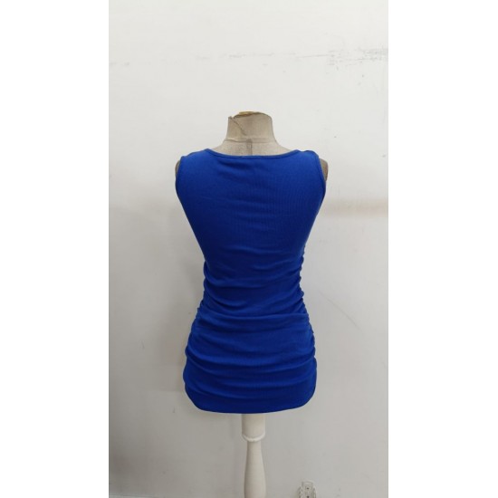 Kadın Askılı Yuvarlak Yaka Mini Kaşkorse Elbise , 30773