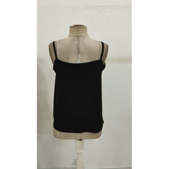 Kadın Ip Askılı V Yakalı Pulpayet Detaylı Sandy Gümüş Bluz , 30824