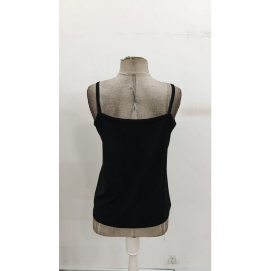 Kadın Ip Askılı V Yakalı Pulpayet Detaylı Sandy Bluz , 30823