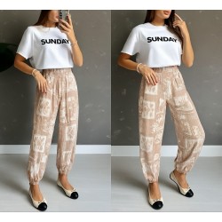 Kadın Desenli Süprem Pantolon , 30850 Kadın Desenli Süprem Pantolon , 30850