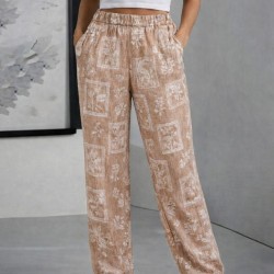 Kadın Desenli Süprem Pantolon , 30850