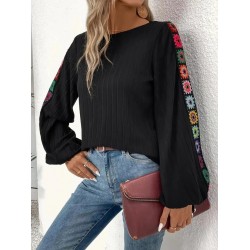 Kadın Uzun Kollu Kayık Yaka şardonlu Kaşkorse Bluz , 30317 Kadın Uzun Kollu Kayık Yaka şardonlu Kaşkorse Bluz , 30317