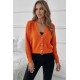 Kadın Uzun Kollu Düğme Detay Triko Bluz, 30906