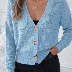 Düğme Detay Triko Bluz, 30903