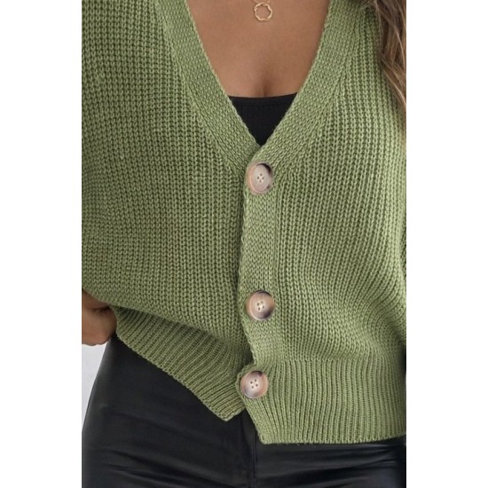 Kadın Uzun Kollu Düğme Detay Triko Bluz, 30901 Kadın Uzun Kollu Düğme Detay Triko Bluz, 30901