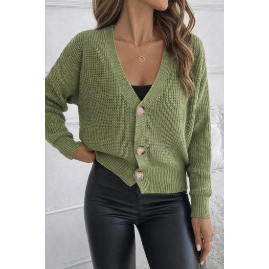 Kadın Uzun Kollu Düğme Detay Triko Bluz, 30901 Kadın Uzun Kollu Düğme Detay Triko Bluz, 30901