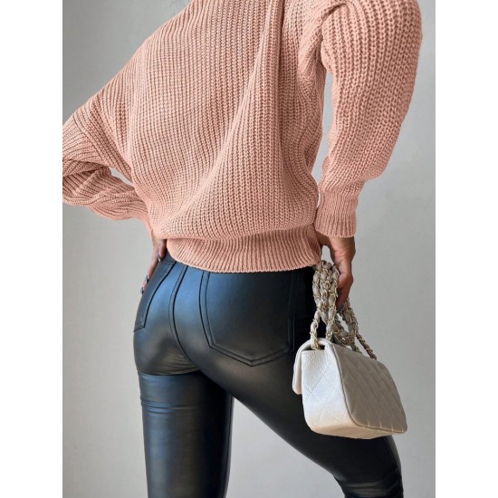 Kadın Uzun Kollu Düğme Detay Triko Bluz, 30898 Kadın Uzun Kollu Düğme Detay Triko Bluz, 30898