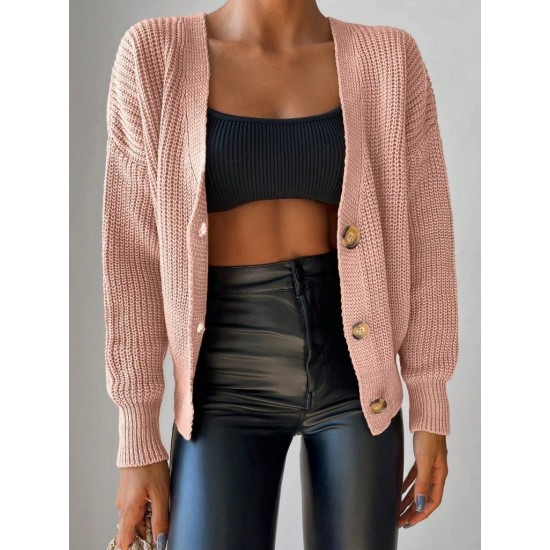 Kadın Uzun Kollu Düğme Detay Triko Bluz, 30898 Kadın Uzun Kollu Düğme Detay Triko Bluz, 30898