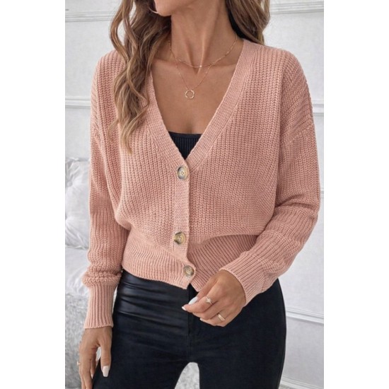 Kadın Uzun Kollu Düğme Detay Triko Bluz, 30898 Kadın Uzun Kollu Düğme Detay Triko Bluz, 30898