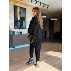 Kadın Uzun Kollu Bisiklet Yaka Viskon Iki Iplik Bluz Ve Pantolon Ikili Takım , 30941 Kadın Uzun Kollu Bisiklet Yaka Viskon Iki Iplik Bluz Ve Pantolon Ikili Takım , 30941