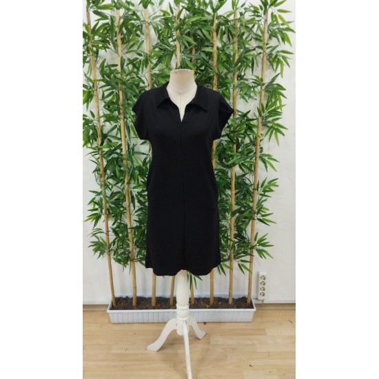 Kadın Kısa Kollu Yakalı Viskon Iki Iplik Elbise , 30984 Kadın Kısa Kollu Yakalı Viskon Iki Iplik Elbise , 30984