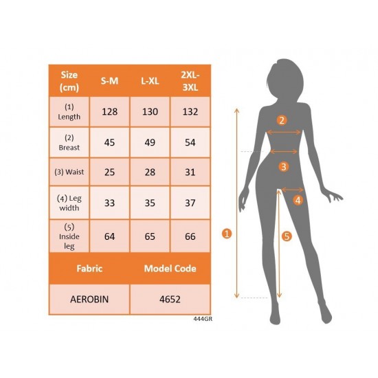 Kadın Omuzlardan Bağlamalı V Yakalı Beli Kuşaklı Aerobin Tulum, 30999