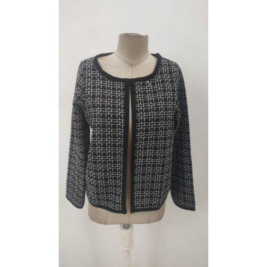 Kadın Uzun Kollu önü Açık şanel Kısa Ceket, 30258