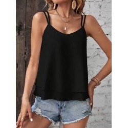 Kadın Ip Askılı V Yakalı Sandy Bluz , 31027 Kadın Ip Askılı V Yakalı Sandy Bluz , 31027