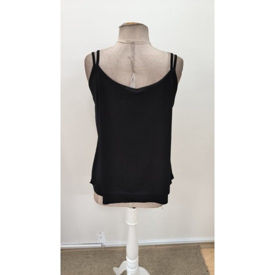 Kadın Ip Askılı V Yakalı Sandy Bluz , 31027