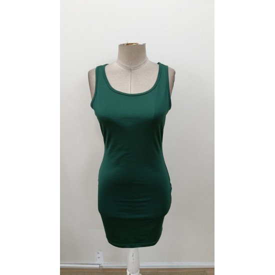 Kadın Askılı Yuvarlak Yakalı Kısa Dalgıç Elbise, 31033