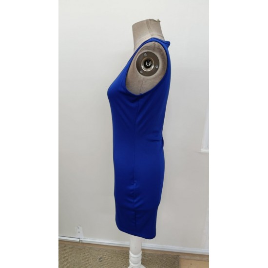 Kadın Askılı Yuvarlak Yakalı Kısa Dalgıç Elbise, 31032