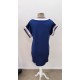 Kadın Kısa Kollu V Yakalı Kısa Viskon Iki Iplik Elbise , 31058