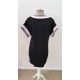 Kadın Kısa Kollu V Yakalı Kısa Viskon Iki Iplik Elbise , 31057