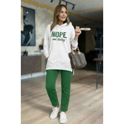 Kadın Uzun Kollu Kapşonlu Bağcıklı Viskon Iki Iplik Sweat, 31100