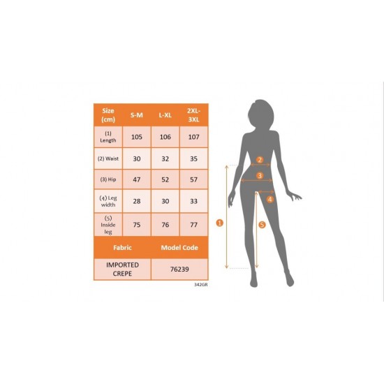 Kadın Yüksek Bel önü Nervürlü Paçaya Doğru Geniş Ithal Krep Pantolon , 31137