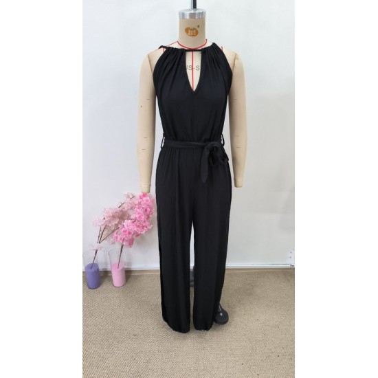 Kadın Omuzlardan Açık Damla Detaylı Yandan Yırtmaçlı Belden Kuşaklı Viskon Tulum , 31158 Kadın Omuzlardan Açık Damla Detaylı Yandan Yırtmaçlı Belden Kuşaklı Viskon Tulum , 31158