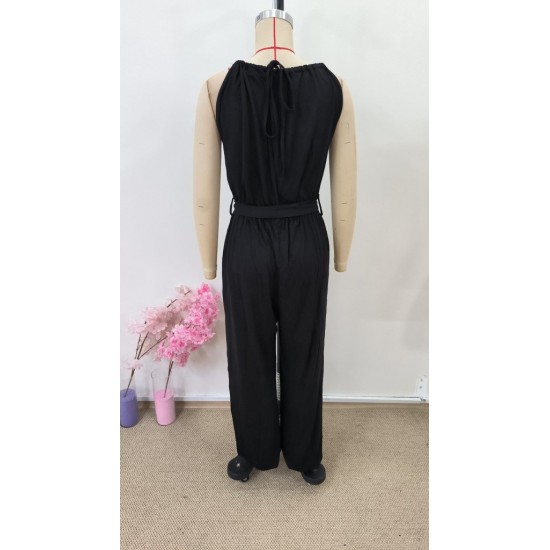 Kadın Omuzlardan Açık Damla Detaylı Yandan Yırtmaçlı Belden Kuşaklı Viskon Tulum , 31158 Kadın Omuzlardan Açık Damla Detaylı Yandan Yırtmaçlı Belden Kuşaklı Viskon Tulum , 31158