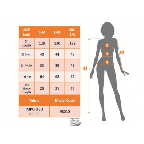 Kadın Kısa Kollu Bisiklet Yaka Maksi Boy Ithal Krep Elbise , 31244