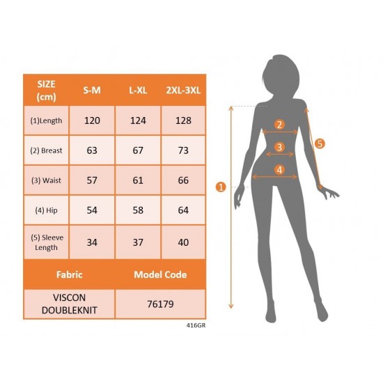 Kadın Kısa Kollu Bisiklet Yaka Omuzdan Düğmeli Uzun Viskon Iki Iplik Elbise, 31242