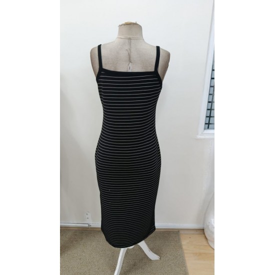 Kadın Askılı Yandan Yırtmaçlı Uzun Ottoman Elbise, 31274 Kadın Askılı Yandan Yırtmaçlı Uzun Ottoman Elbise, 31274