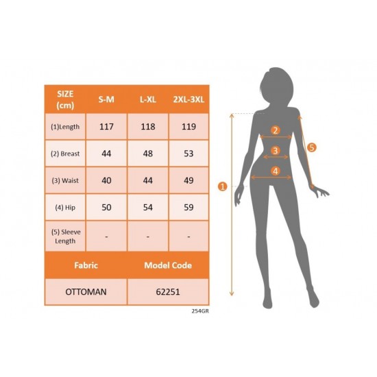 Kadın Askılı Yandan Yırtmaçlı Uzun Ottoman Elbise, 31274 Kadın Askılı Yandan Yırtmaçlı Uzun Ottoman Elbise, 31274
