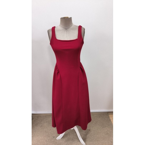 Kadın Askılı Kare Yakalı Uzun Ithal Krep Elbise, 31281 Kadın Askılı Kare Yakalı Uzun Ithal Krep Elbise, 31281