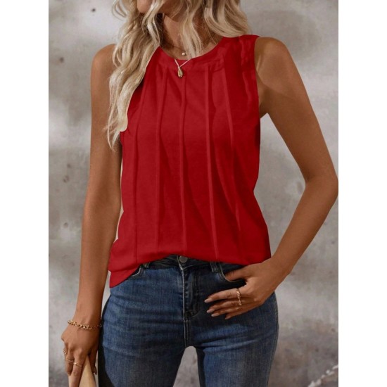 Kadın Askılı Bisiklet Yaka Nervurlu Viskon Bluz , 31290