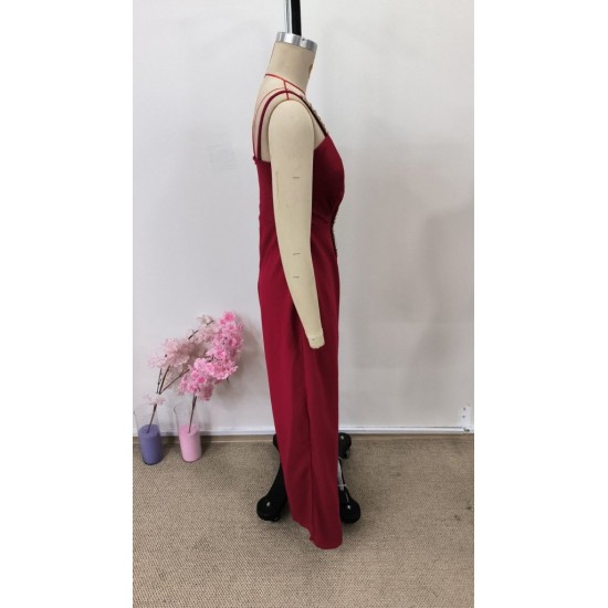 Kadın Tek Omuzdan Askılı Uzun Kollu Yakalı Yandan çiçek Aksesuar Detaylı Ithal Krep Tulum, 31314 Kadın Tek Omuzdan Askılı Uzun Kollu Yakalı Yandan çiçek Aksesuar Detaylı Ithal Krep Tulum, 31314