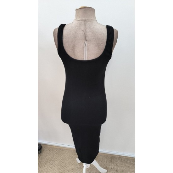 Kadın Askılı Kare Yakalı önden Düğmeli Midi Kaşkorse Elbise , 31321 Kadın Askılı Kare Yakalı önden Düğmeli Midi Kaşkorse Elbise , 31321