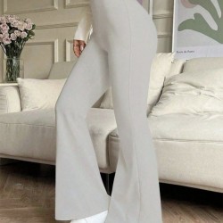 Kadın Yüksek Bel Ispanyol Paçalı Pantolon Tayt, 31325