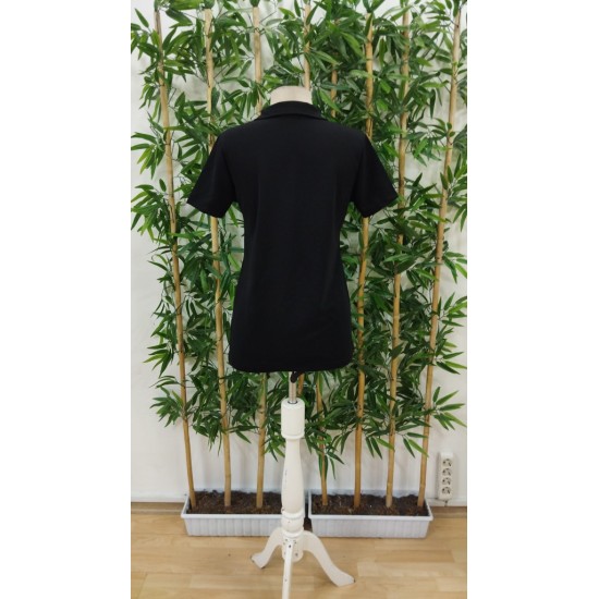 Kadın Kısa Kollu Ceket Yaka önü Fermuarlı Cep Detay Kısa Kol Ithal Krep Bluz, 31345