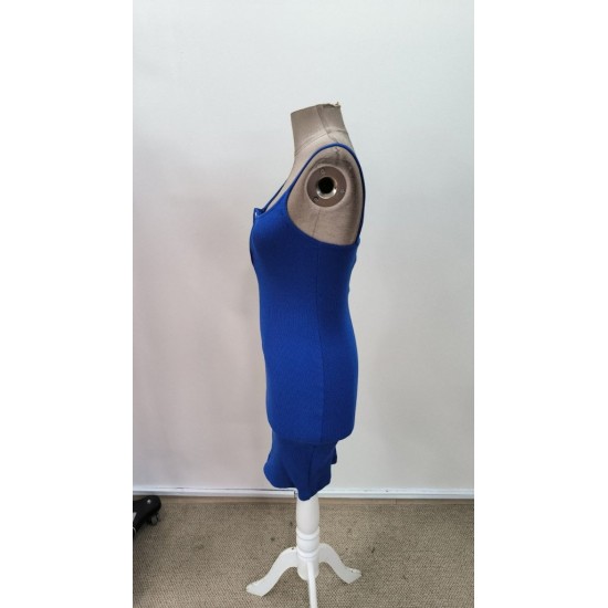 Kadın Askılı önden Düğmeli Kısa Kaşkorse Elbise , 31341