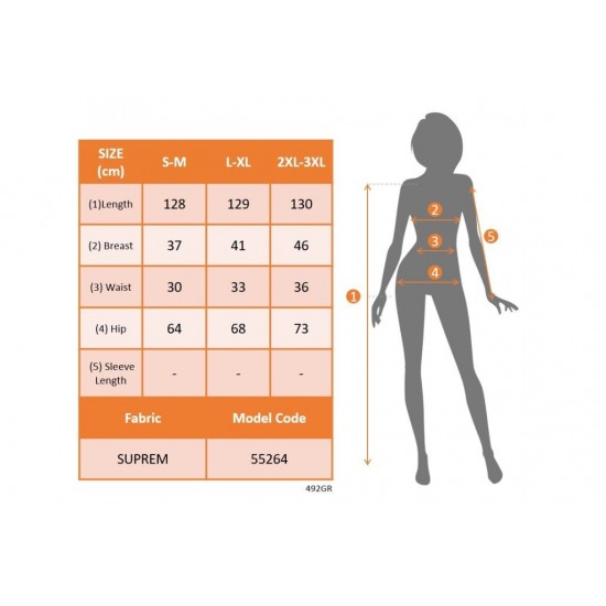 Kadın Ip Askılı Boyundan Bağlamalı V Yakalı Yırtmaçlı Uzun Desenli Süprem Elbise, 31352