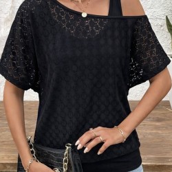 Kadın Askılı Yuvarlak Yaka Viskon Atlet Ve Yarasa Kollu Omuzdan Açık Dantel Bluz Ikili Takım , 31380 Kadın Askılı Yuvarlak Yaka Viskon Atlet Ve Yarasa Kollu Omuzdan Açık Dantel Bluz Ikili Takım , 31380