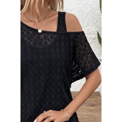 Kadın Askılı Yuvarlak Yaka Viskon Atlet Ve Yarasa Kollu Omuzdan Açık Dantel Bluz Ikili Takım , 31380 Kadın Askılı Yuvarlak Yaka Viskon Atlet Ve Yarasa Kollu Omuzdan Açık Dantel Bluz Ikili Takım , 31380