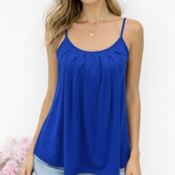 Kadın Ip Askılı Yuvarlak Yakalı Pileli Uzun Viskon Bluz, 31421