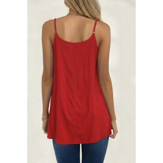 Kadın Ip Askılı Yuvarlak Yakalı Pileli Uzun Viskon Bluz, 31420